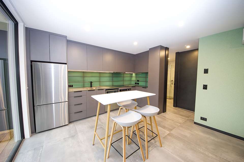 Picture showing the apartments Kitchen